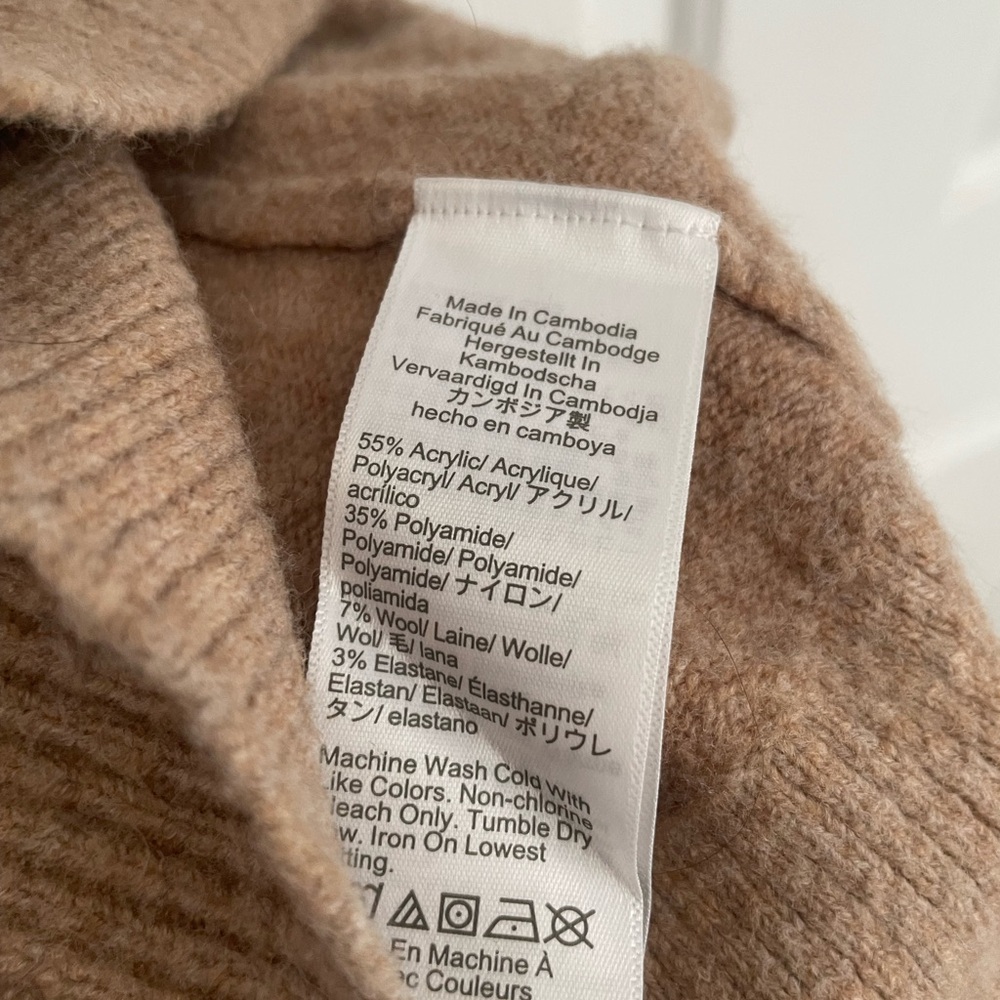 J. Crew Extra-Soft Beige Sweater Dress - Picture 3 of 5